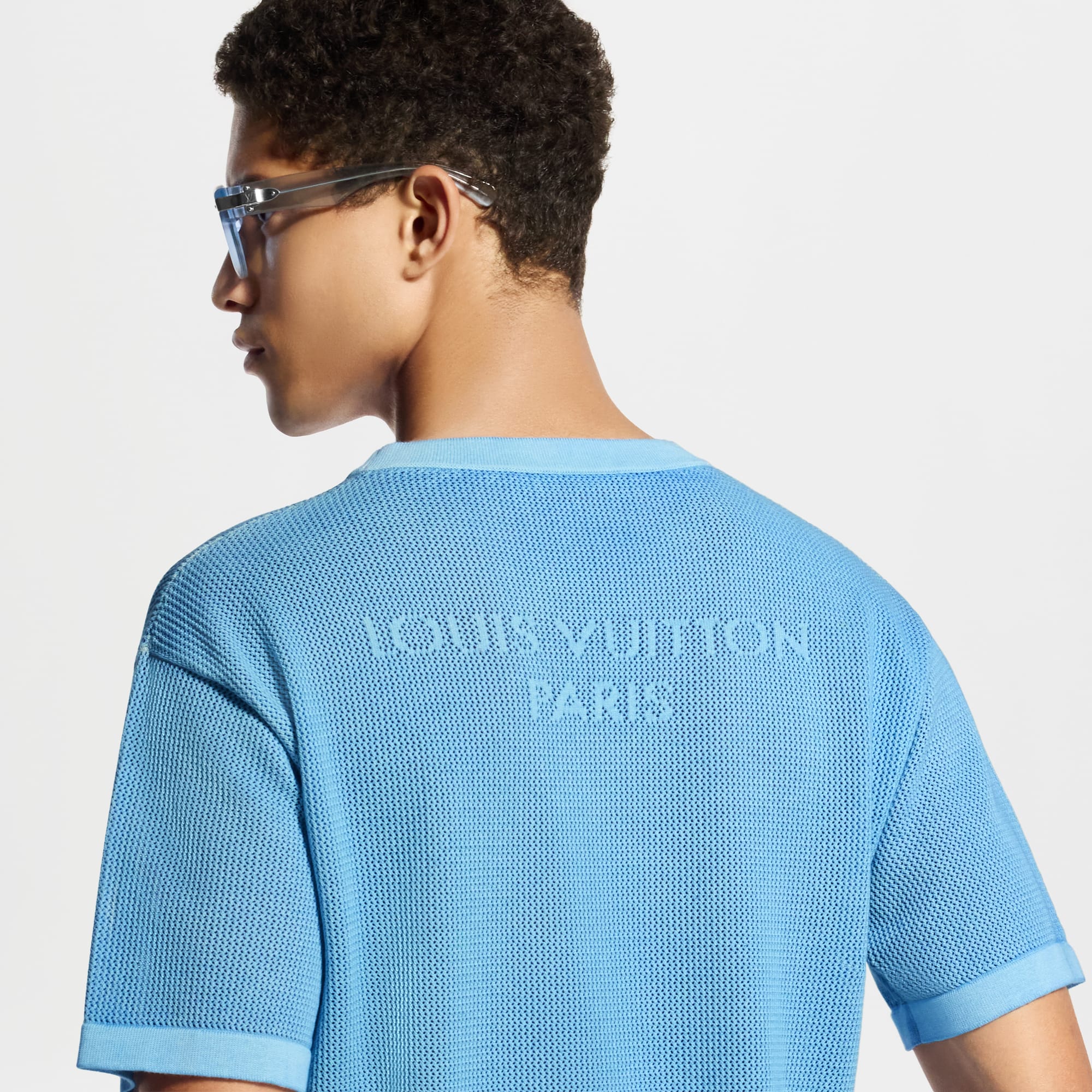 Sun-Bleached Short-Sleeved Crewneck - Men - Ready-to-Wear | LOUIS